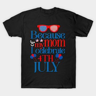 4th of July Independence Day top. Cute military 4th of July girls, boys T-Shirt